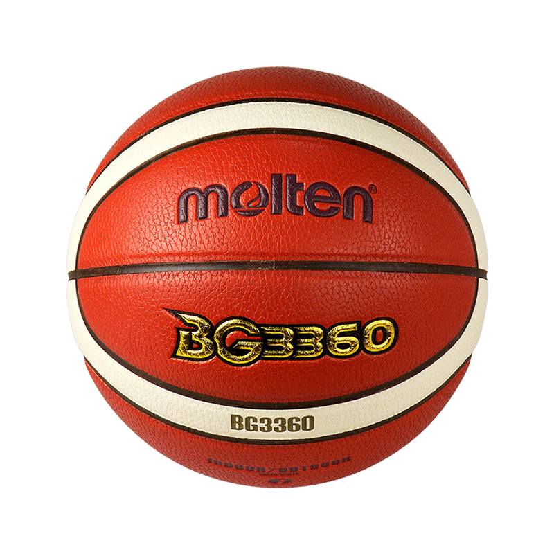 Molten Basketball, Size 7 Standard B7G3360, Moisture-Wicking PU Comfortable Feel, Standard Competition Training Basketball BG3360