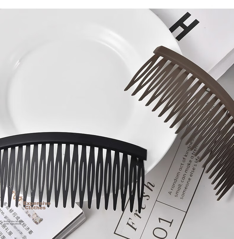 Xiangwan Hair Comb Set of 3 for Women, Bangs Styling Tool, Hair Clip, Ponytail Holder, Mid-Autumn Festival Gift 9