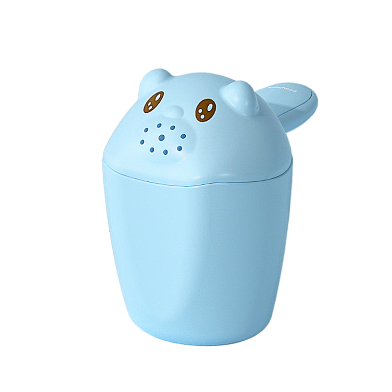 Babyhood Bear Baby Shampoo Cup, Infant Shower Water Scoop, Hair Washing Tool, Bath Water Ladle, Children's Thickened Bathing Scoop