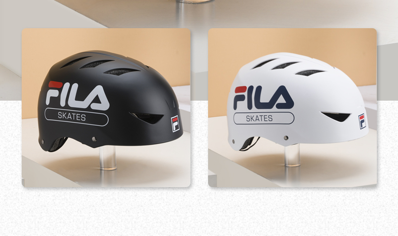FILA Helmet, Professional Skateboarding, Adult And Children Safety Helmet, Universal Bicycle Safety Helmet, Black, Size M 5
