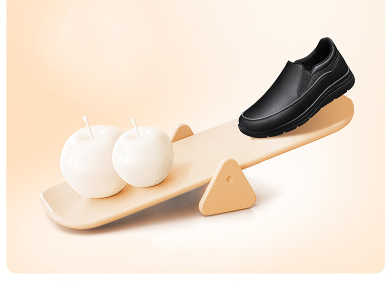 Zulijian Elderly Shoes, Mid-Autumn Festival Gift for Dad, Men's Slip-On Soft-Soled Casual Leather Shoes, 6116K Black, Size 41 3
