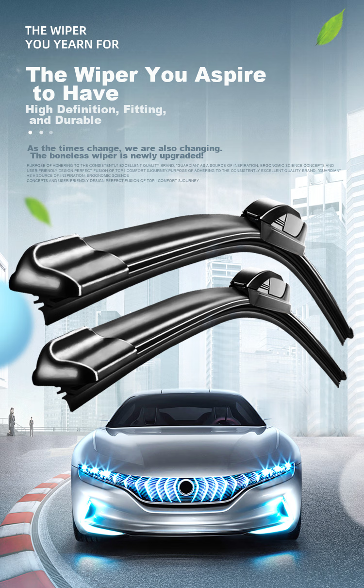 Aoye Windshield Wiper Blades Compatible with Chery Tiggo 3X (17-24)/ Tiggo 3XE/3X PLUS, Frameless Design, Pair Set 21+17 2
