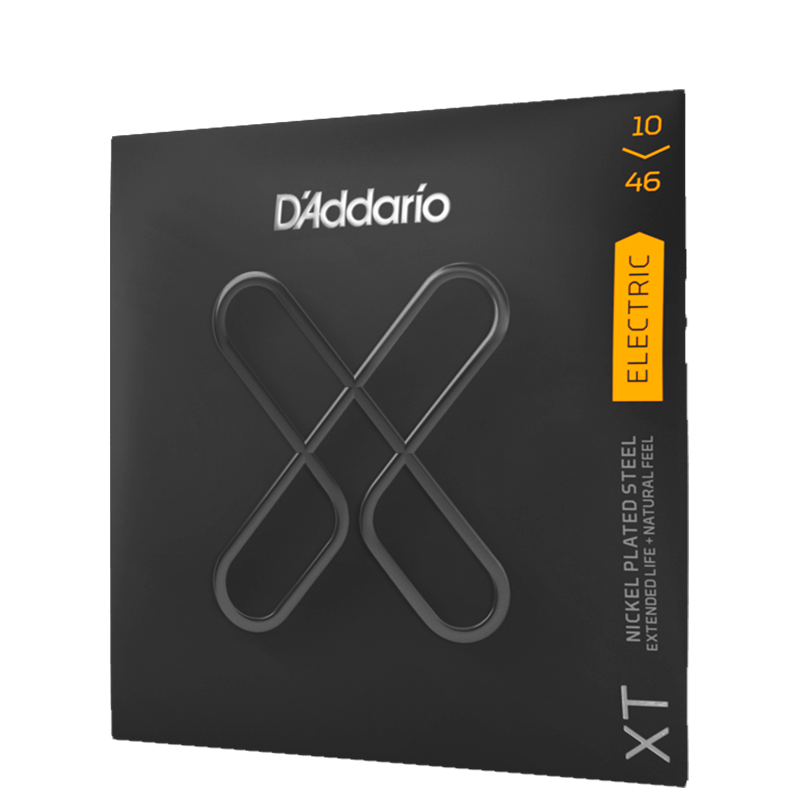 D'Addario XTE1046 American Imported Electric Guitar Strings, Rust-Resistant Coating High Carbon Steel Strings, Medium 10-46
