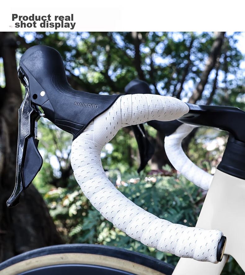 LEBYCLE Road Bike Handlebar Tape with Silicone Anti-Slip Dirt-Resistant Universal Handlebar Wrap for Bicycles, Cycling Accessories And Equipment 8