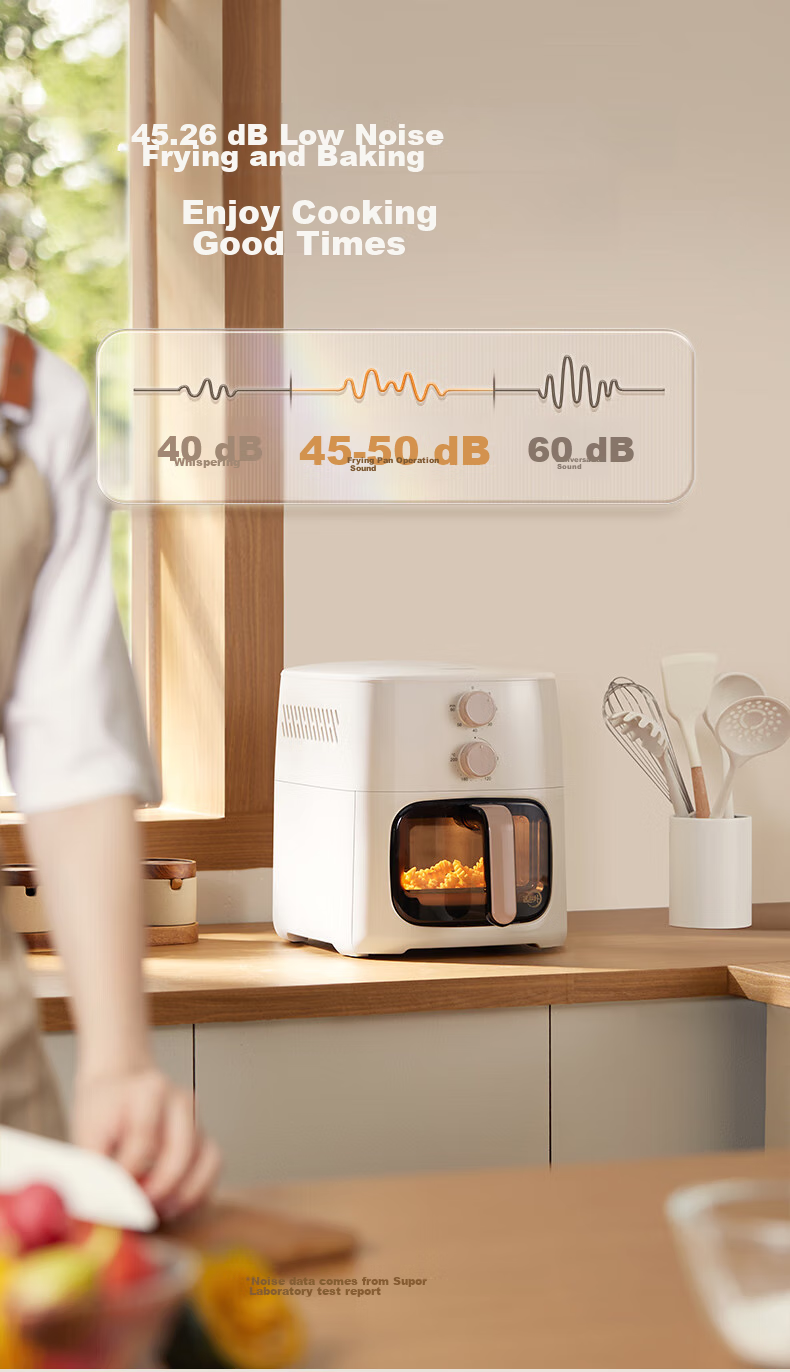 SUPOR Air Fryer, No Flipping Required, Fully Automatic Home Use, 6L Multi-Functional Air Fryer, Dual Knob Visible Air Fryer, Subsidized KJ60Y807 19