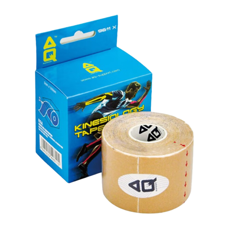 AQ Muscle Tape Professional Kinesiology Tape for Muscle Strain And Muscle Soreness Elastic Band 9611XS Skin Color
