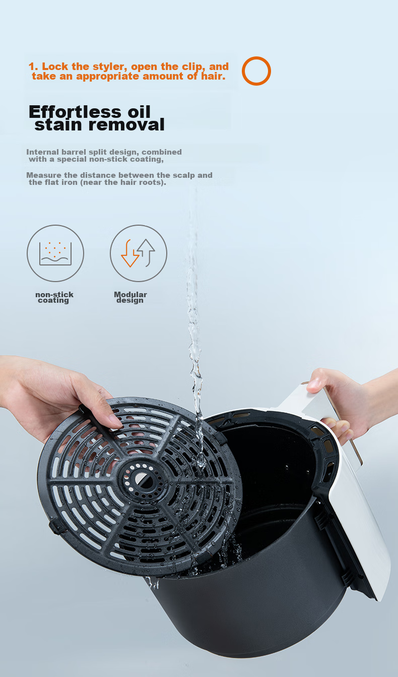 Joyoung 6L Large Capacity Air Fryer for Home Use, Precise Timing, Oil-Free, Low-Fat Frying, Baking, Multi-Functional Steaming And Roasting All-In Air Fryer KL-J63A 17