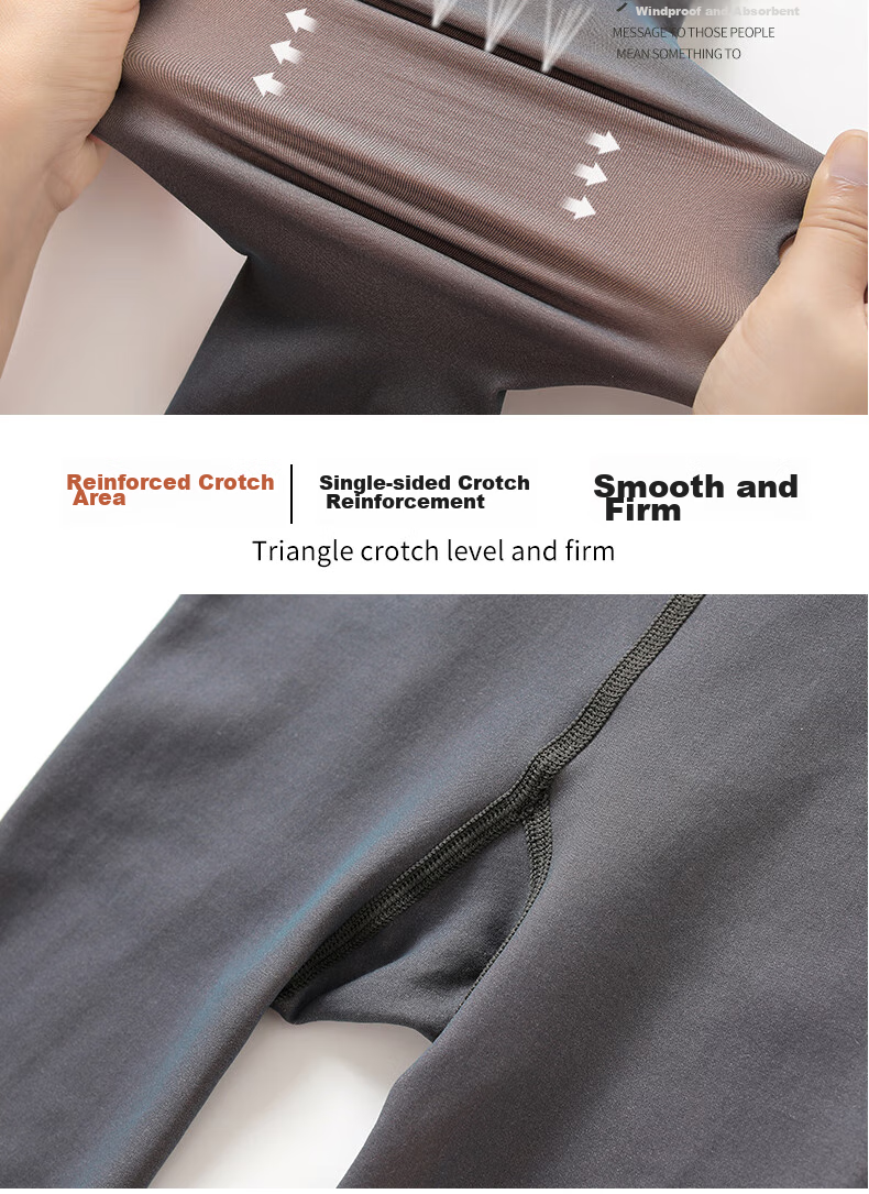 LangSha Autumn Winter Thickened Fleece Lined Slimming Sheer Fake Tights Warm Outerwear Women's Leggings 11