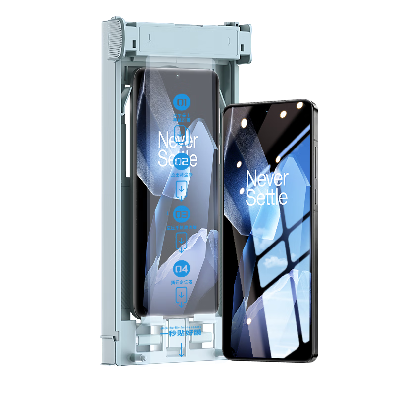 Smorss 3D Curved Full Adhesive Film New Dust-Free Workshop Compatible with OnePlus 13 Tempered Glass Screen Protector Full Coverage HD Anti-Drop Strong Anti-Fingerprint Original Screen Smooth Touch