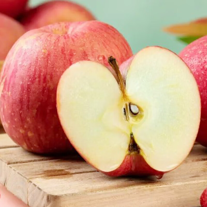 京鲜生 烟台红富士苹果 净重4.2斤 单果160-190g 生鲜水果