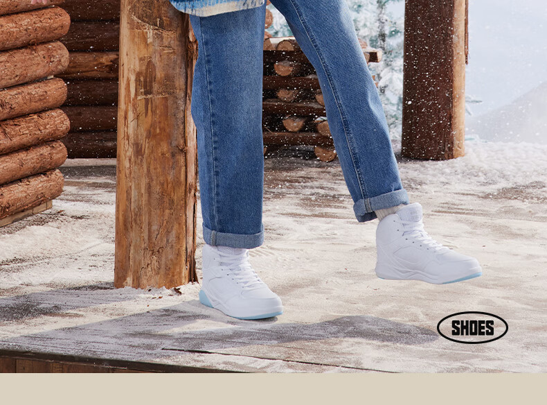 361° Women's Sports Shoes, Autumn And Winter High-Top Warm Fleece-Lined Heightening Casual Sneakers, Style 682146606A-1 18