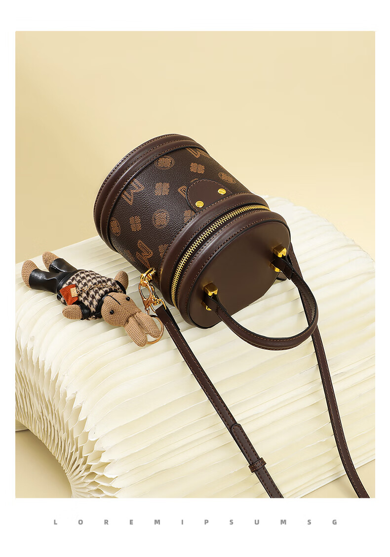 Aiqinghai Handbag, Women's Bag, Bucket Bag, Cylinder Bag, Crossbody Bag, Brand Shoulder Bag, Birthday And Mother's Day Gift, Practical Present for Mom 13