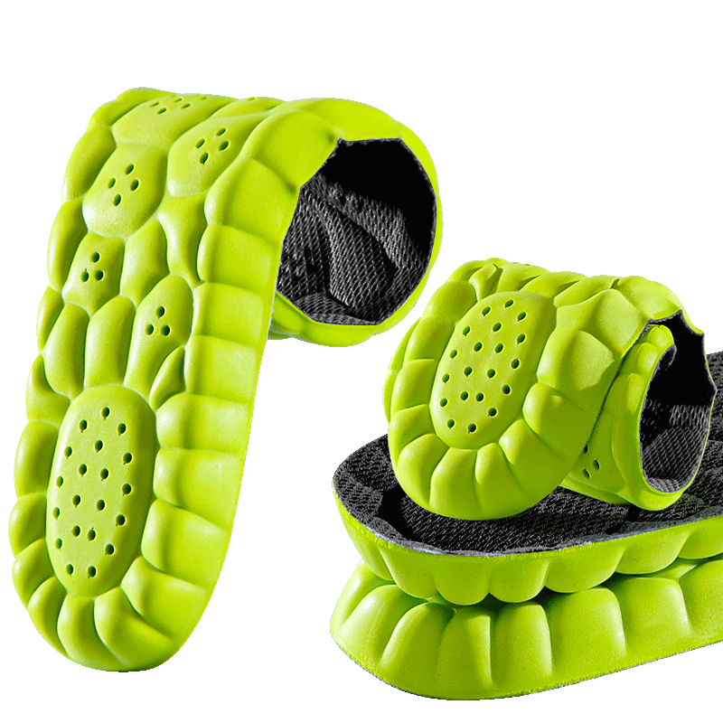 Nanjiren Artemisia Sports Insoles for Men, Soft And Elastic Shock-Absorbing Breathable Odor-Resistant Comfortable Basketball Military Training Long-Standing Comfort 37-38