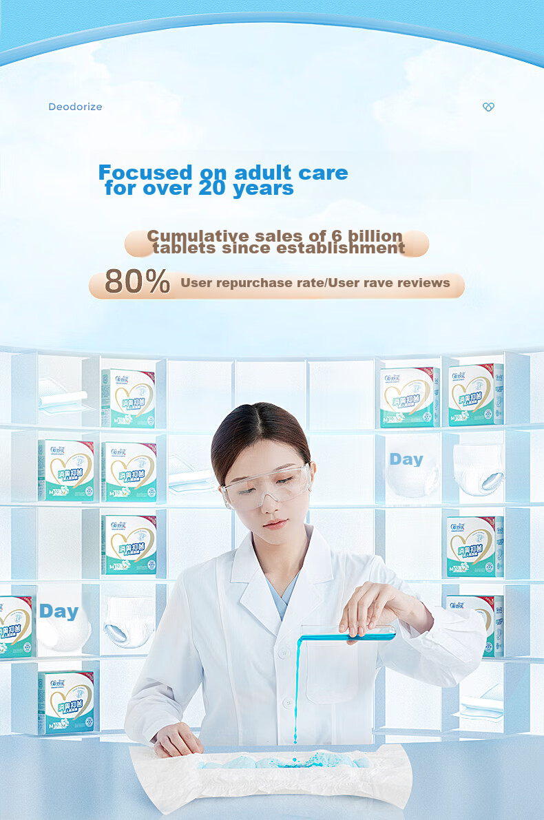 Aishule Adult Care Pad L30 Pieces (Size: 60*90cm), Skin-Friendly, Leak-Proof, Maternity Pads for Pregnant Women, Elderly Incontinence Pads 14