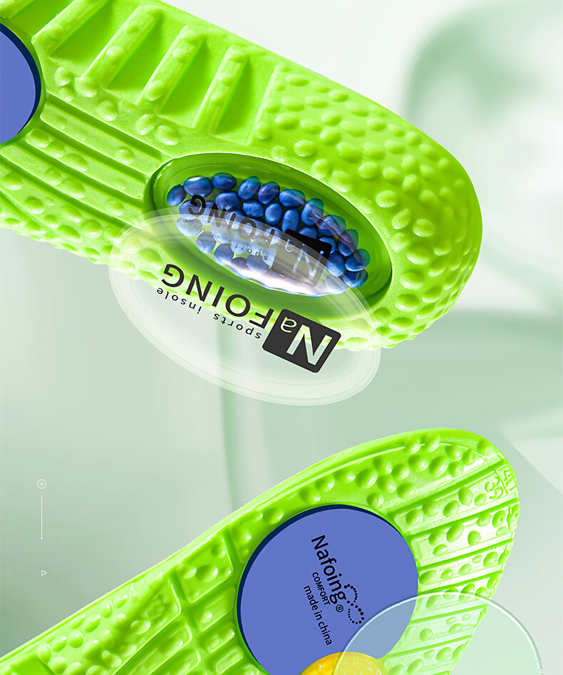 Warrior 2-Pair Sports Insoles for Men, Shock-Absorbing, Soft And Elastic, Odor-Resistant, Breathable, Sweat-Absorbing, Military Training 7718 Orange 41-42 2