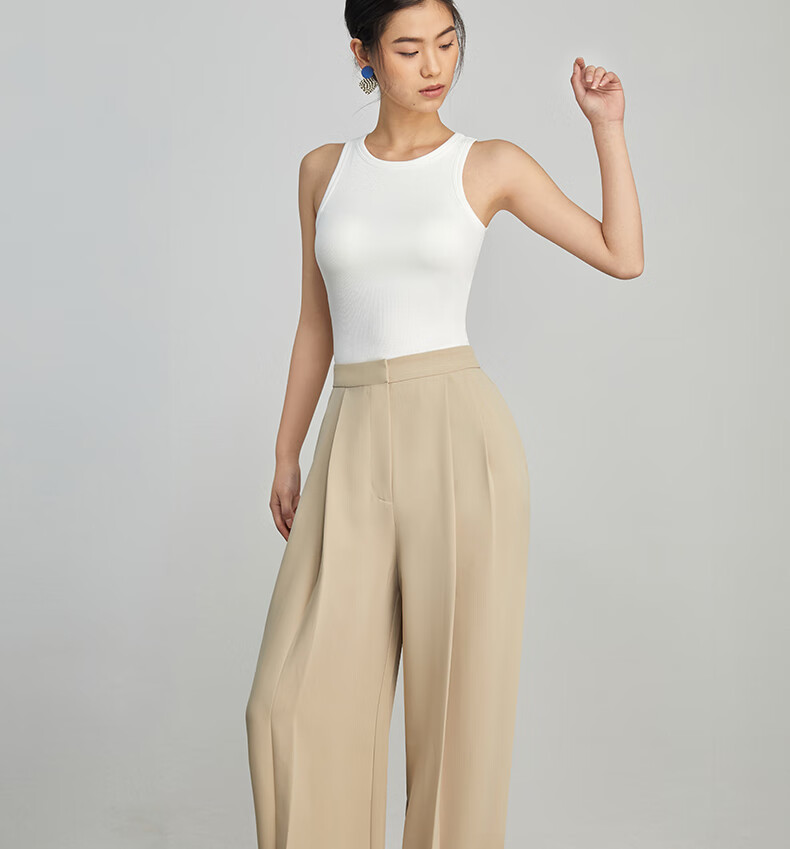 TINGE White Camisole Tank Top for Women, Thin Style with Built-In Bra Pads, Inner Wear Or Outer Wear Top 21