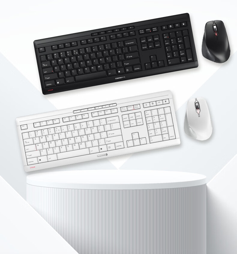 CHERRY STREAM TKL 87-Key Compact Portable SX Scissor-Switch Office Keyboard 80% Layout with 6 Convenient Function Keys 2