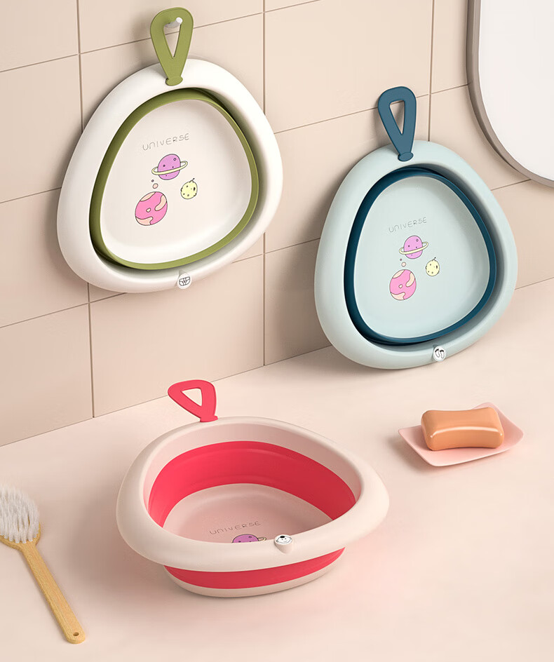 MR Extra Large 46CM Plastic Basin, Thickened Deep Face Washing Basin, Baby Bathing Basin, Vegetable Washing Basin, Washbasi 2