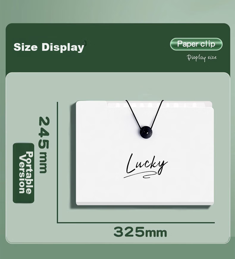 Shuxing 2-Pack 8-Grid A4 File Folder Exam Paper Storage Bag Accordion File Organizer Multi-Layer Classification Document Holder for Students in Primary, Middle And High School 15