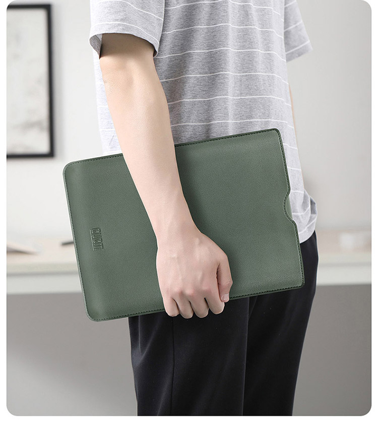 BUBM Laptop Sleeve Compatible with Apple MacBook Pro 13.3-Inch And Microsoft Surface Pro 7, Protective Case in Dark Gree 3