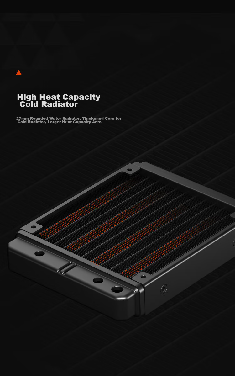 PCCOOLER Jumbo Wave 120 DA120 All-In Liquid CPU Cooler ARGB/RGB Lighting/Integrated Design/Supports 1200/1700/AM5/Standard Thermal Paste Included 5