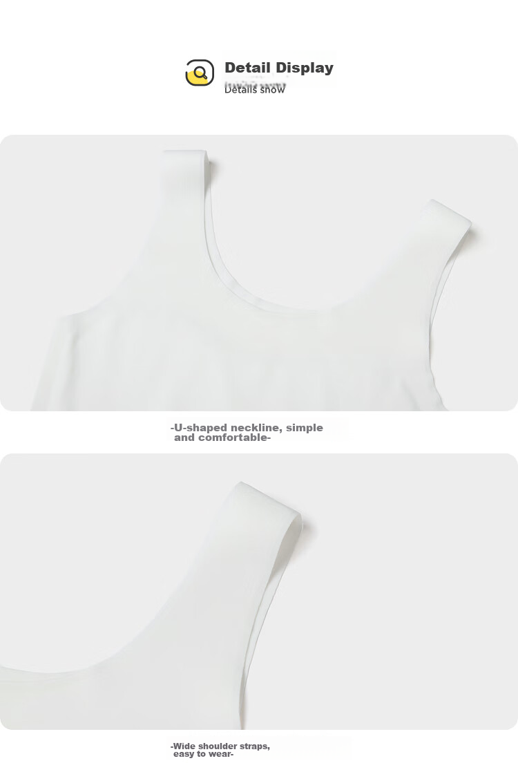 BALABALA Girls' Camisole Undershirt, Children's Underwear, Training Bra for Puberty, Prevents Nipple Show-Through, Adjustable Size, 208924195009 15