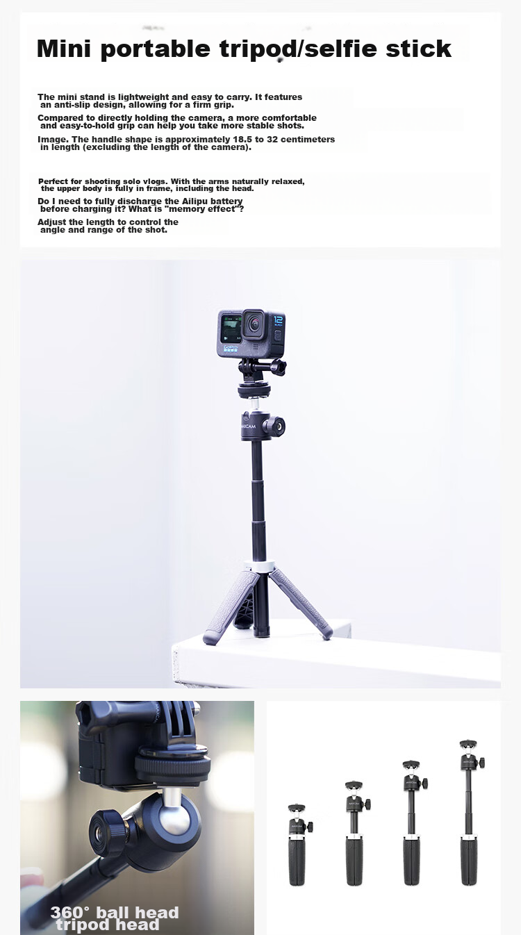 MAXCAM/Maisikamu Compatible with GoPro Ace Pro 2/GoPro 13/12/11/10/9/8/7 Action Cameras, Car Suction Cup Glass Mount, Vehicle-Mounted Bracket Accessories 5