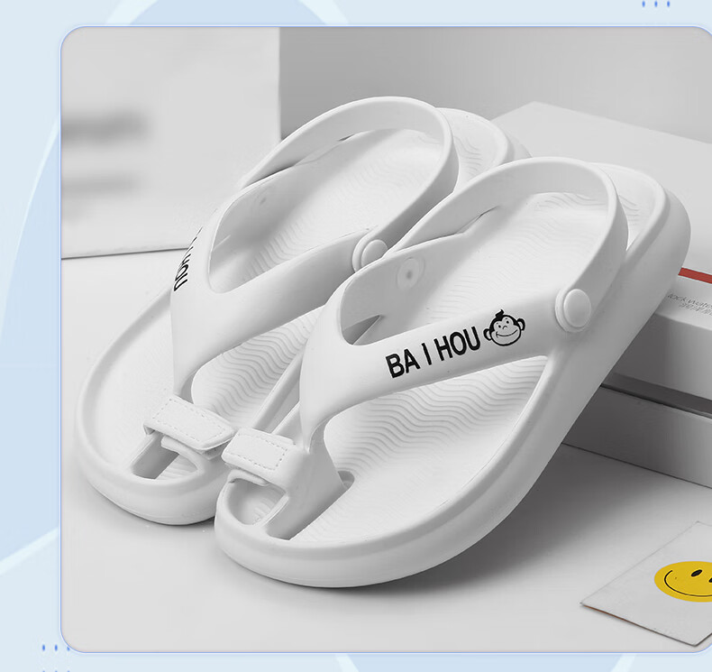 BAIHOU White Monkey Corrective Big Toe Sandals, Bunion Correction Functional Split-Toe Slippers, G-01 Pink, Size 35-36 13