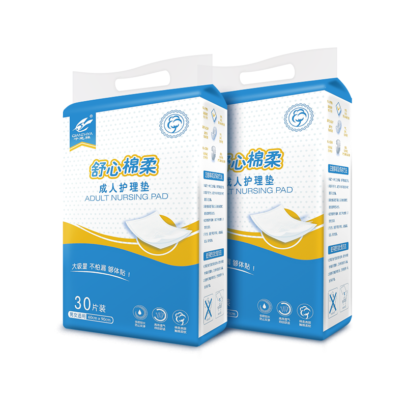 Kidsyard Comfortable Cotton Adult Care Pads 60 Pieces (Size: 60cm*90cm) Maternity Pads for Pregnant Women And Elderly Incontinence Pads