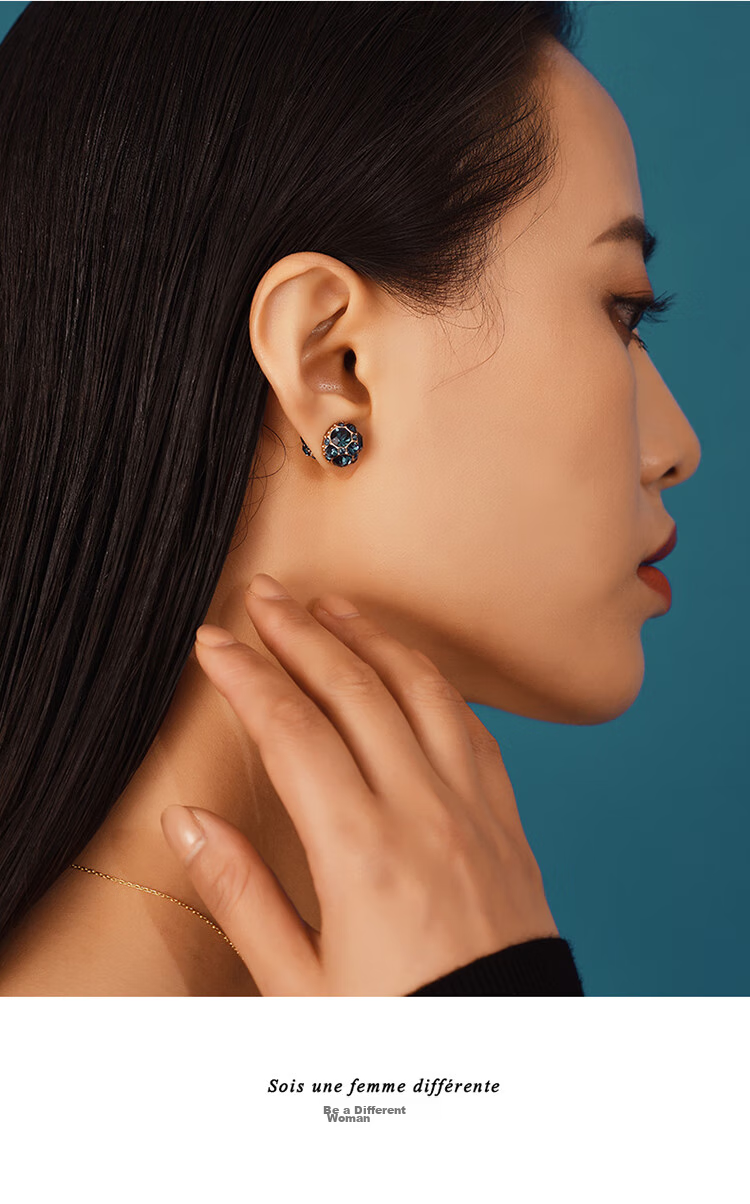 Dairuo Magnetic Ear Studs for Women, Painless Ear Hoops, Simple And Compact, Face-Slimming, High-End Earrings, Gift for Girlfriend 8