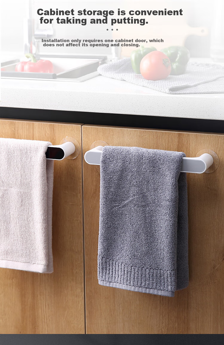 Ecoco Simple Towel Rack, No Drilling Required, Bathroom Storage Shelf, Bath Towel Holder, Towel Bar Organizer 4