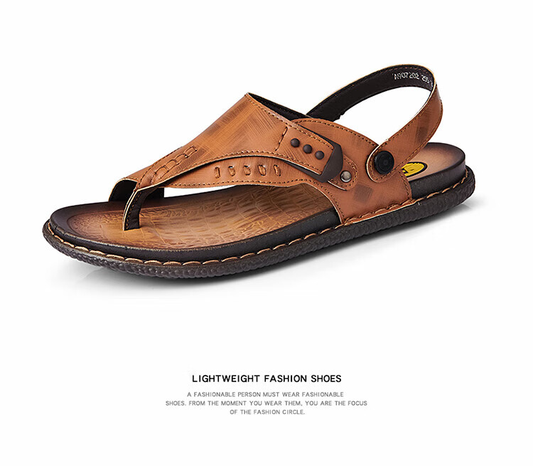 CARTELO Men's Sandals, 2026 Summer Breathable Flip-Flops, Dual-Use Soft-Soled Beach Shoes for Me 19