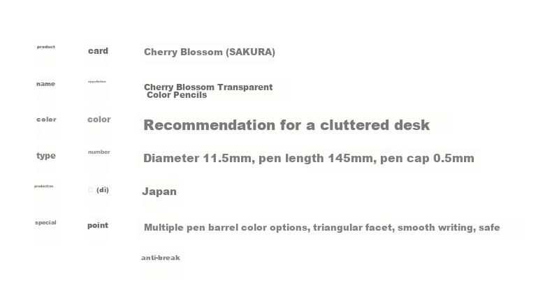 SAKURA Japanese Mechanical Pencil, Drawing Pencil, Shock-Absorbing Lead, Anti-Breakage, 0.5mm Yellow Barrel 2