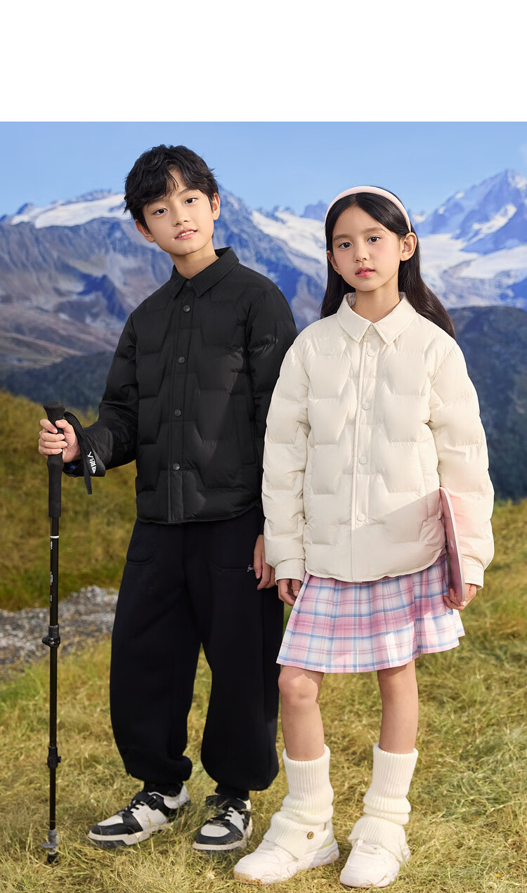 BALABALA Kids Down Jacket Winter Boys Girls Warm Lightweight Coat 24107207 18
