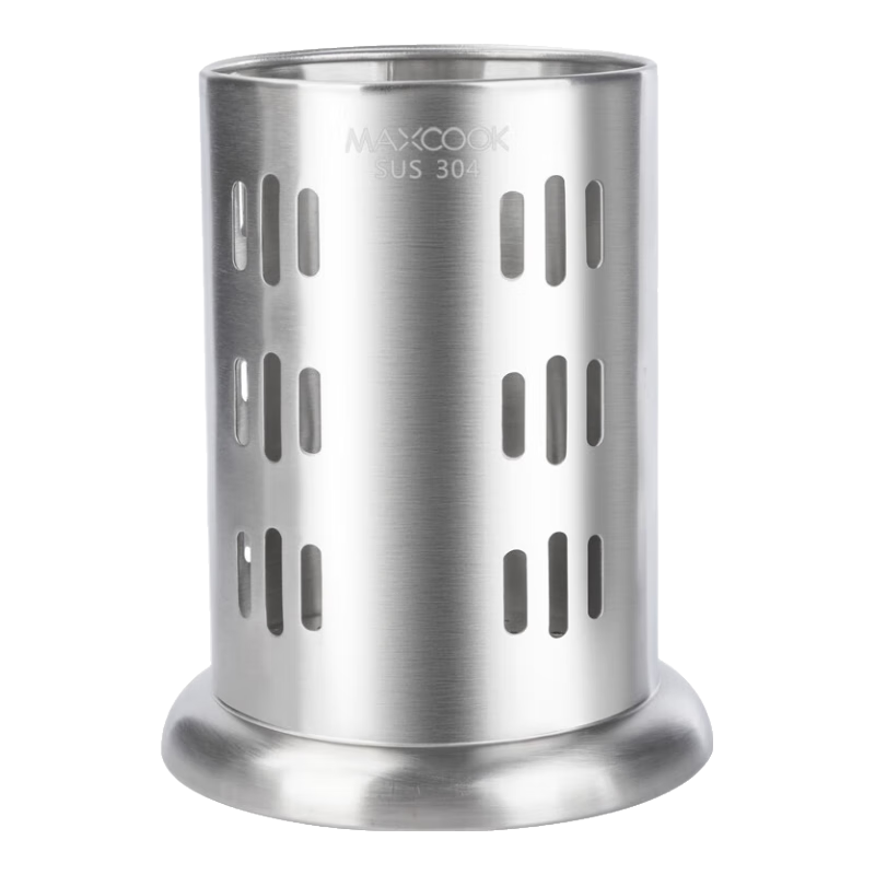 MAXCOOK 304 Stainless Steel Chopstick Holder, Thickened Draining Storage Chopstick Rack, New Style MCKL-11