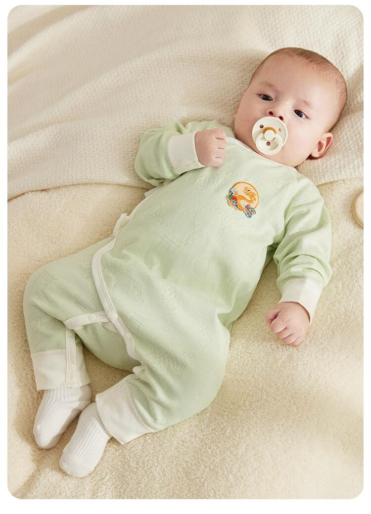 Wismorni Newborn Baby Clothes Long Sleeve Spring And Autumn Infant Romper Chinese Style Onesie Jumpsuit Spring Outfit 21