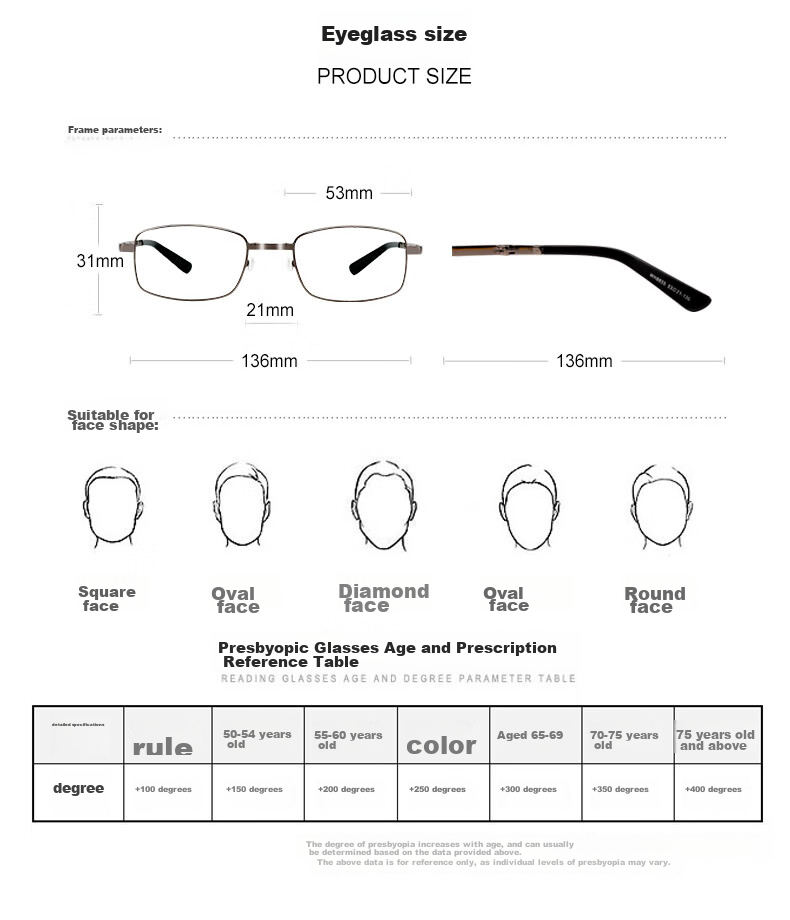 LESCA LUNETIER Reading Glasses for Men, Anti-Blue Light High-Quality Brand Genuine Women's Reading Glasses, High-Definition Foldable Bifocal Glasses for Elderly 7