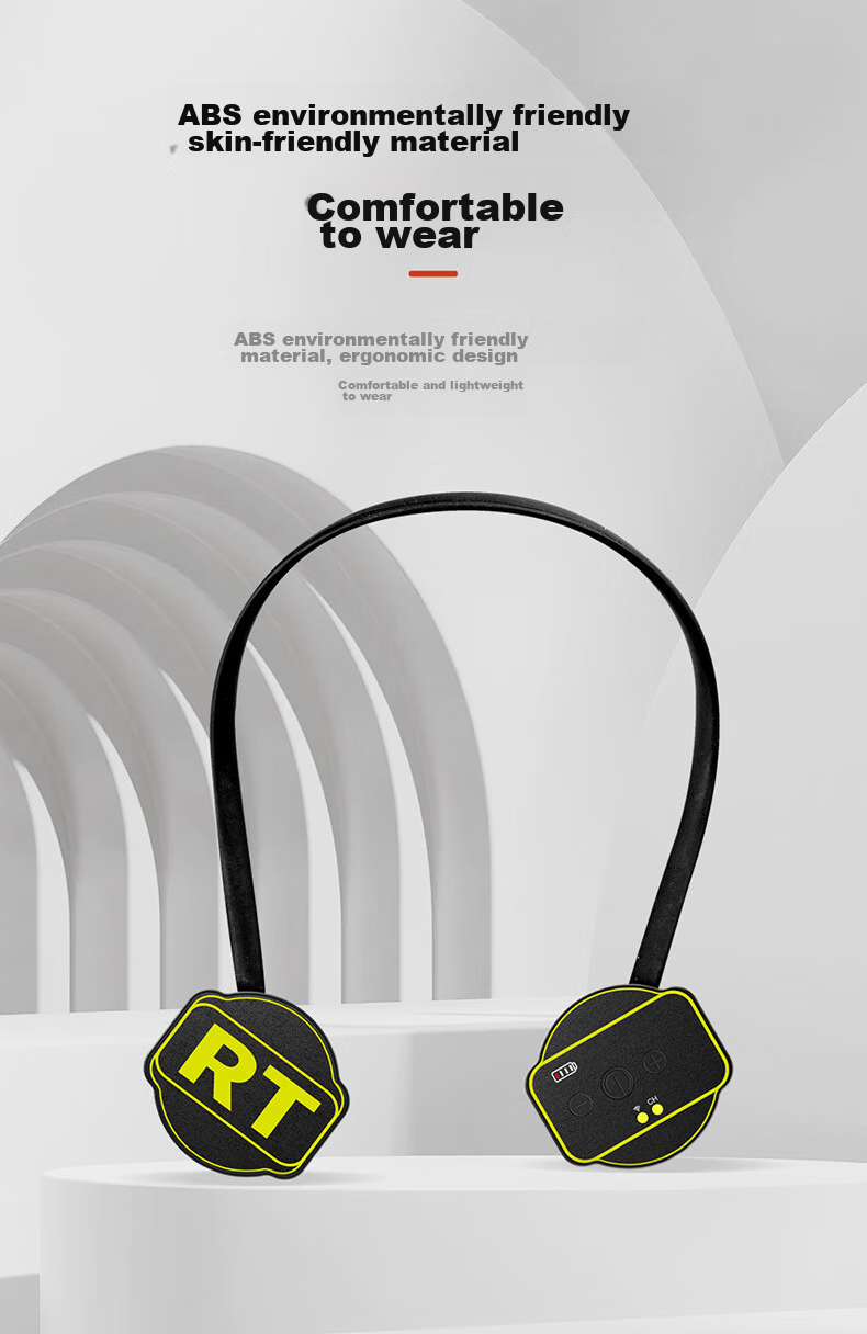 Ickb RT 5.8G Wireless Monitoring Headset Live Streaming Kit for Streamers, Singing, Stage Performances, Sound Card Microphone In-Ear Neckband Long Battery Life Headphones with One-To 8