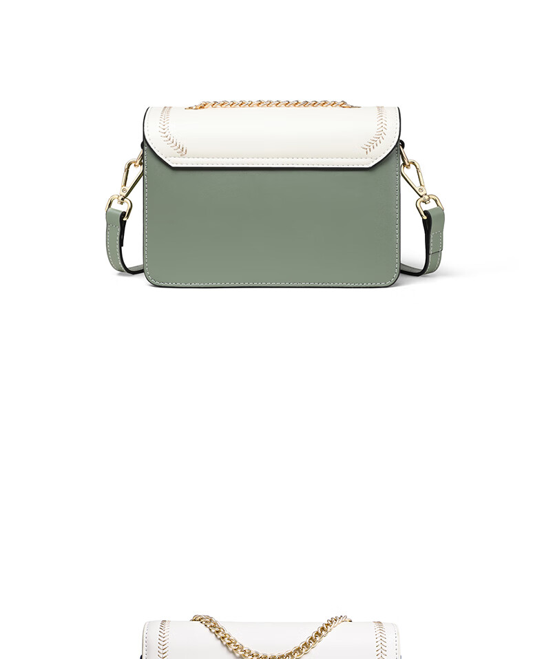 C.BANNER Leather Handbag, Women's Crossbody Bag, Shoulder Bag, Small Square Purse, Practical High-End Light Luxury Birthday Gift for Girlfriend on May 20 8