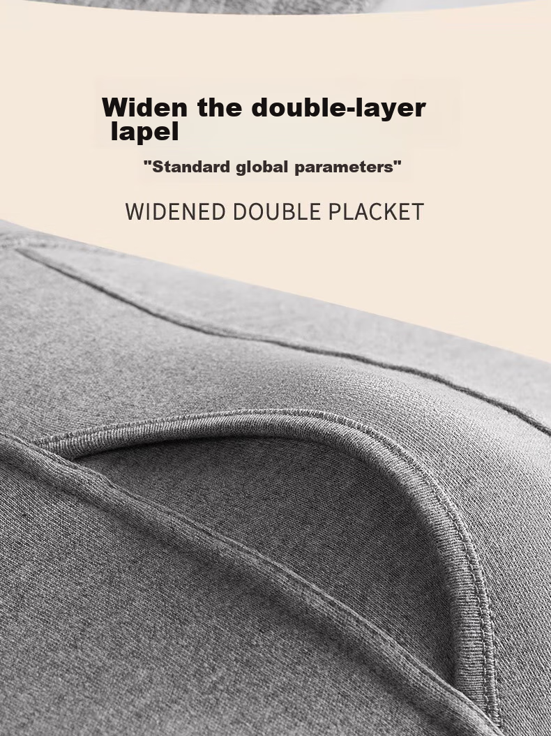 LangSha 2-Pack Men's Thermal Underwear, 100% Pure Cotton, Antibacterial And Anti-Mite, Warm Long Johns, Autumn And Winter Cotton Pants, Men's Thermal Underwear 18