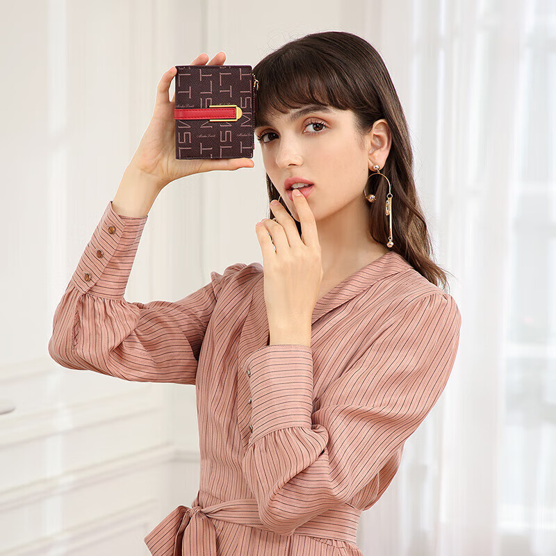 MashaLanti Ladies' Wallet, Luxury Short Purse for Women, Coin Purse And Card Holder Two-In Practical Mother's Day Gift