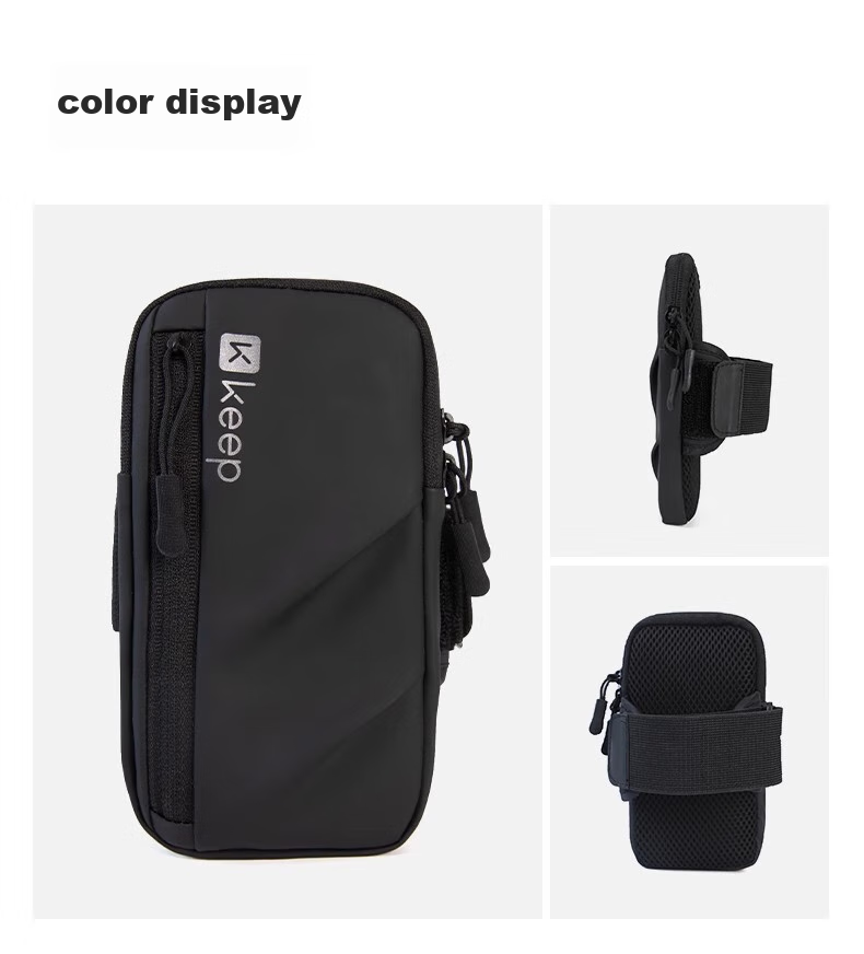 Keep Running Armband Phone Holder for Men And Women, Sports Arm Sleeve, Fitness Cycling Equipment, Water-Resistant Large Capacity Universal Arm Pouch 14