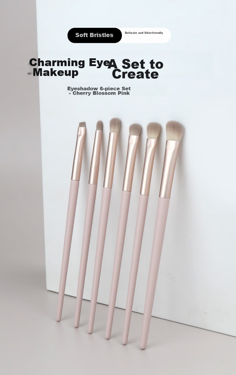 Dongyiyanxuan New Year Gift Set of 5 Wool Eyeshadow Brushes for Eye Details, Blending, Under-Eye Bags, And Concealing 1