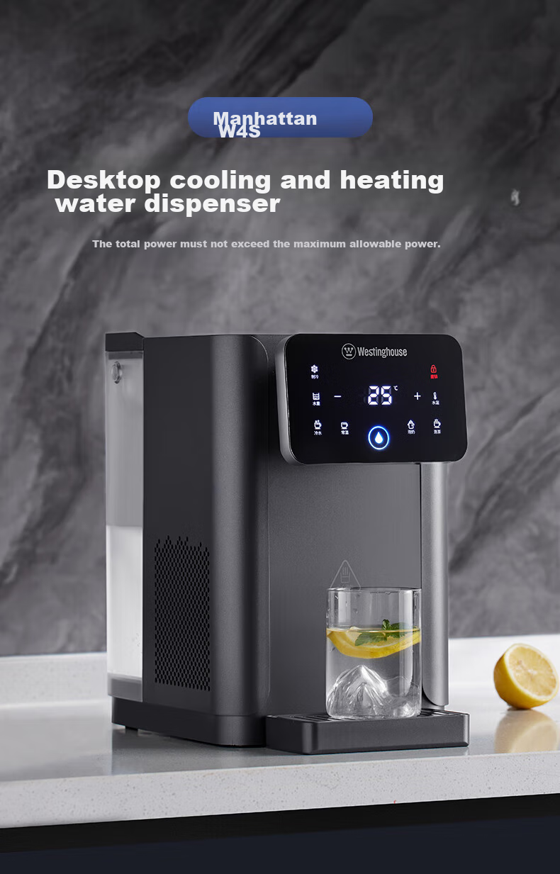 Westinghouse Instant Cooling And Heating Water Dispenser Manhattan Compact Home Water Dispenser for Milk And Boiling Water Office Living Room Desktop Tabletop Hot And Cold Water Dispenser W4S Pro 4