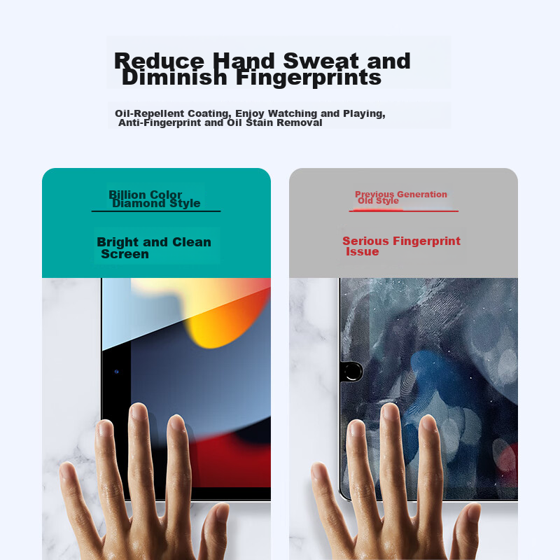 Защитная пленка ESR для iPad 9/8/7, Air3/Pro 10.2/10.5 дюймов, закаленное стекло, антибликовая, противоударная, HD
