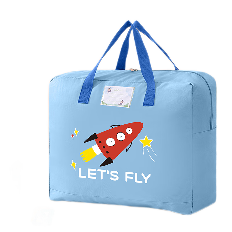 Baicaoyuan Kindergarten Quilt Storage Bag, Thickened Oxford Cloth, Student Cotton Mattress Bag, Handheld Luggage Packing, Clothes Large Size
