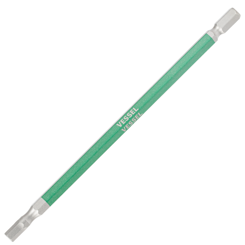 VESSEL Weiwie GSH050L Steel Colored Hexagon Screwdriver Bit, Strong Magnetic Hexagonal Screwdriver, H5.0X150mm, 1 Piece