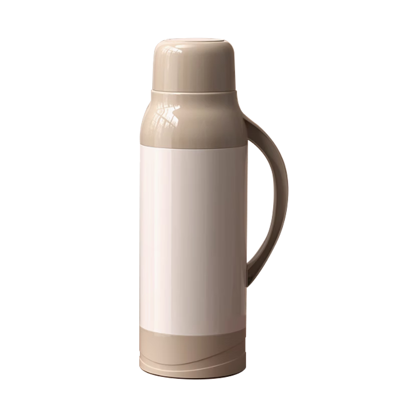 JD Jingzao Insulated Glass Liner Thermos Flask Large Capacity 2L Hot Water Bottle for Home Dorm Office