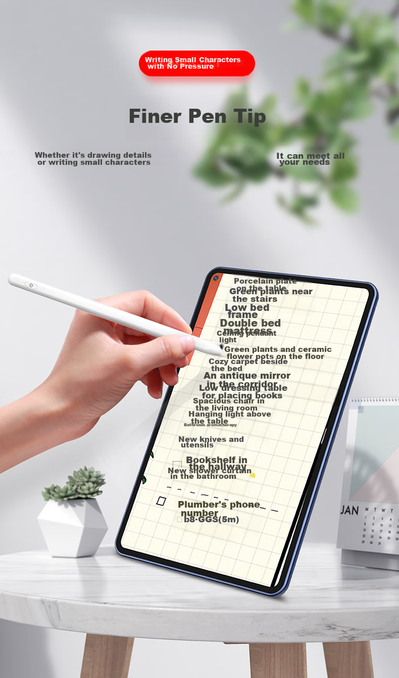 Bkayp Stylus Pen Compatible with Huawei, Suitable for Huawei Handwriting Capacitive Stylus Pencil, Touchscreen Pen for Mobile Phones, Tablets, MatePad11/M6 Honor/iPad Xiaomi/Android 9