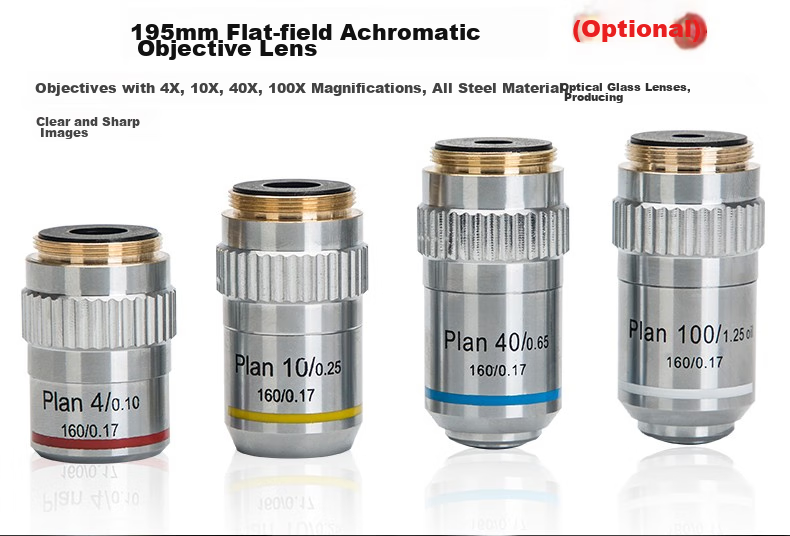 Phenix PH50-3A43L Three-Lens Biological Microscope, Professional Teaching And Experimental, High Magnification, High Definition, for Health Care And Livestock Breeding 7